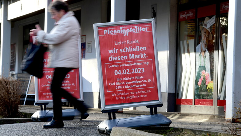 Noch bis Ende der Woche hat Pfennigpfeiffer seine Filiale an der Löbauer Straße geöffnet.