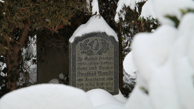 Das Grab des Kruzianers Siegfried Berndt in Kreischa soll als Kriegsgräberstätte anerkannt werden.