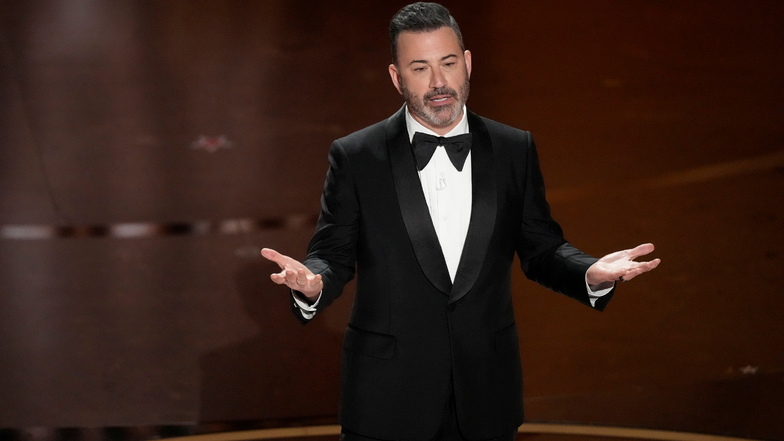 Moderator Jimmy Kimmel bei der Oscar-Verleihung im Dolby Theatre in Los Angeles.