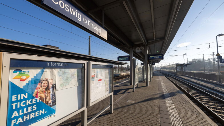 Durch den GDL-Streik fallen bundesweit die Züge aus. Auch in Coswig fahren die Züge nur teilweise und werden durch Busse ersetzt.