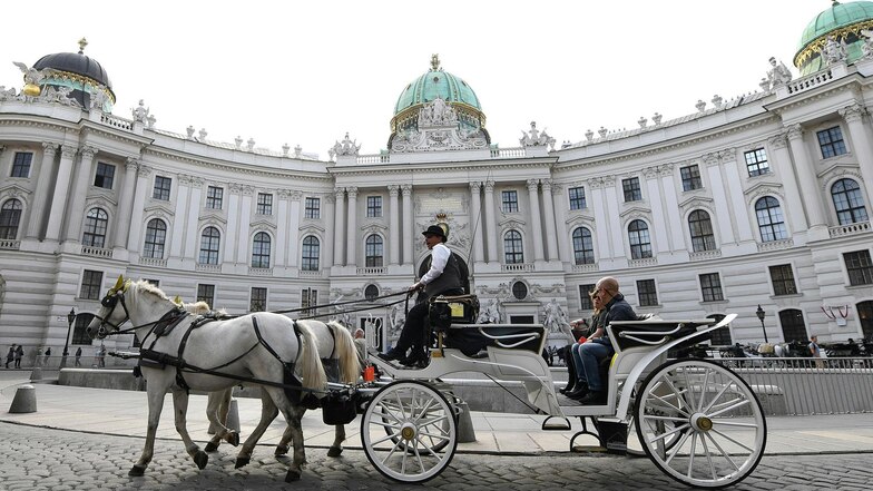 Die Hofburg in der Innenstadt von Wien.