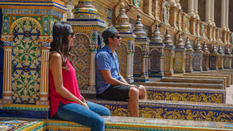 Nach Sightseeing durch Sevilla noch mal ganz in Ruhe die Stadt auf sich wirken lassen? Das ist nur ein Vorschlag von vielen, wie Urlaub mit sz-Reisen aussehen kann.