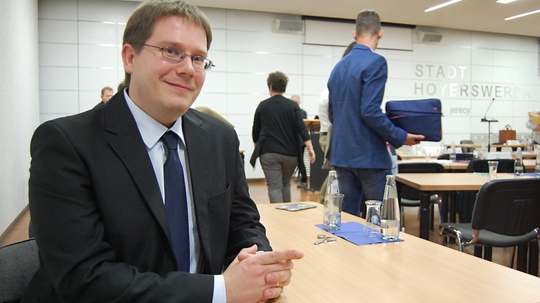 Der künftige
VGH-Chef Stefan Löwe ist aktuell
in Dresden tätig.
Am Dienstag hat er sich im Stadtrat vorgestellt. Im März fängt er in Hoyerswerda an.
