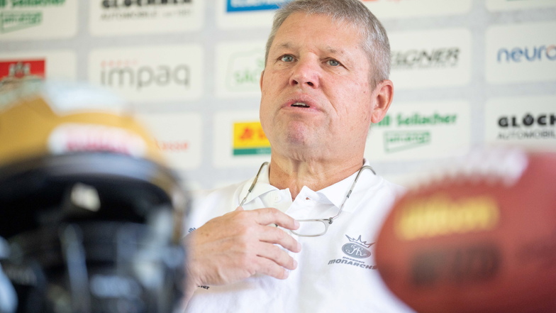 Paul Alexander, neuer Trainer der Dresden Monarchs, lebt seit vier Jahren mit einem Stent in seiner Brust.