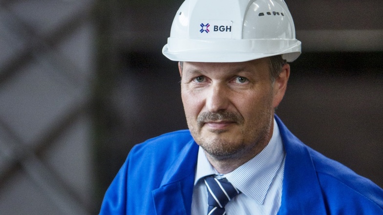Sönke Winterhager ist Aufsichtsratschef der BGH-Edelstahlwerke mit Hauptsitz in Freital. Der Betrieb exportiert sehr viel.