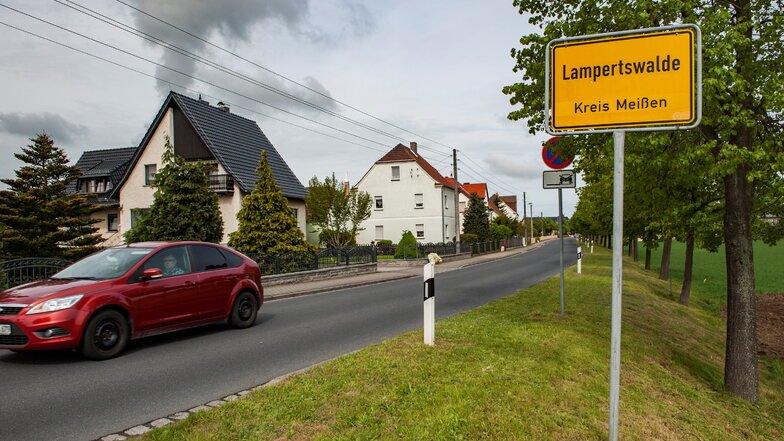 In Lampertswalde gibt es weiterhin Verkehrseinschränkungen durch den Breitbandausbau.