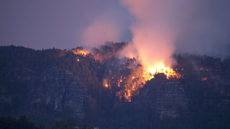 Der Waldbrand in der Böhmischen Schweiz vor zwei Jahren war das größte Feuer in der Geschichte der Tschechischen Republik.