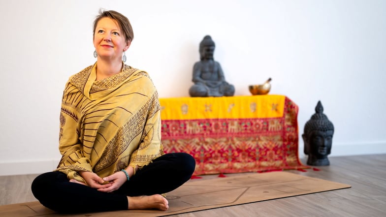 Kerstin Koschnicke aus Bautzen jettete als Eventmanagerin durch die Welt. Heute hat sie ein eigenes Yoga-Studio in ihrer Heimatstadt.