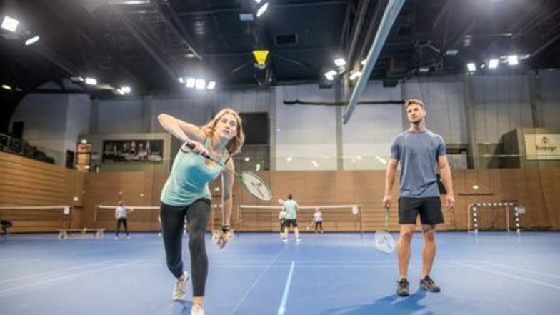 Nicht nur Badminton: Unzählige Sportarten kann man in der Ballsportarena am Samstag ausprobieren.