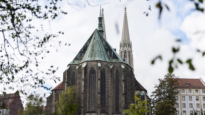 Blick auf die Peterskriche in Görlitz