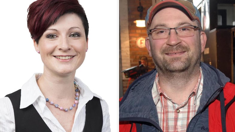 Kati Wenzel und Heiko Firle wollen Bürgermeister in Jonsdorf werden. Wer gewinnt, entscheidet sich am 1. September, gleichzeitig mit der Landtagswahl.