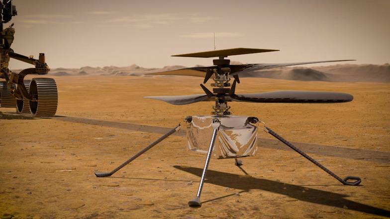 Der Mars-Hubschrauber "Ingenuity" kann nicht mehr fliegen.