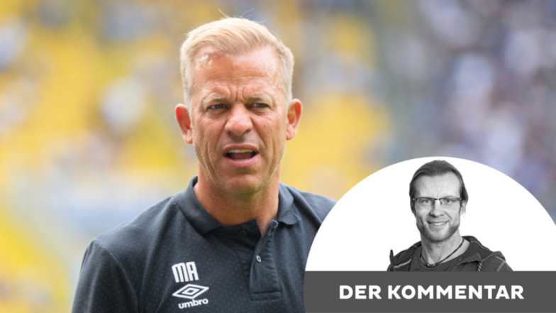 Dynamo Dresden steht nicht mehr auf einem Aufstiegsplatz. Das wirft Fragen auf, unter anderem die nach Trainer Markus Anfang.