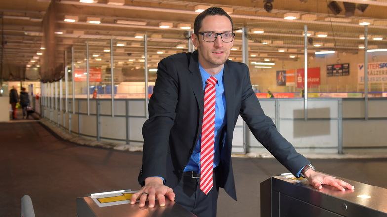 Früher Top-Leichtathlet, seit sechs Jahren Präsident beim Eislauf-Verein Dresden. Silvio Schirrmeister sucht dringend einen Nachfolger für sein Amt.