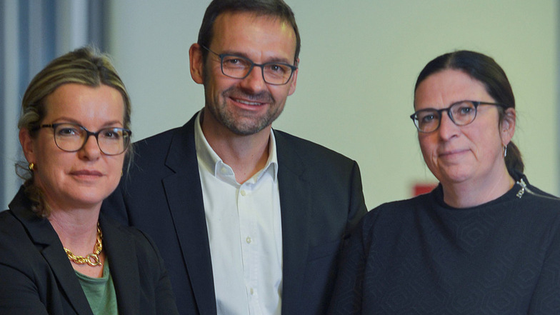 Gefragte Fachanwälte: Ines Ander aus Görlitz, Frank Simon aus Dresden und Christina Mathern aus Chemnitz (von links).
