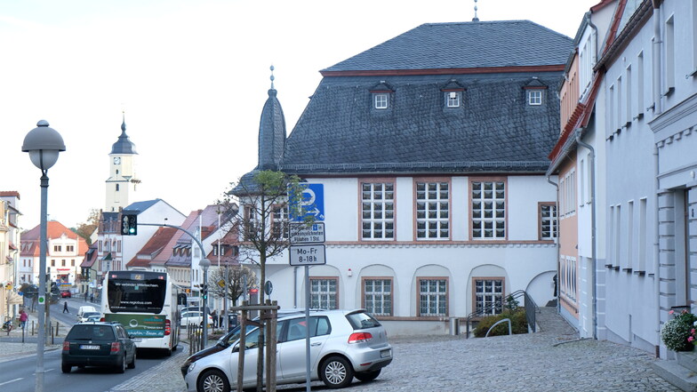 Rathaus in Nossen: Die Fronten im Stadtrat haben sich verschoben.