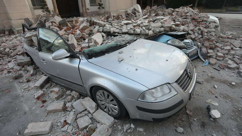 Nach Erdbebenserie: Kroatien unter Schock