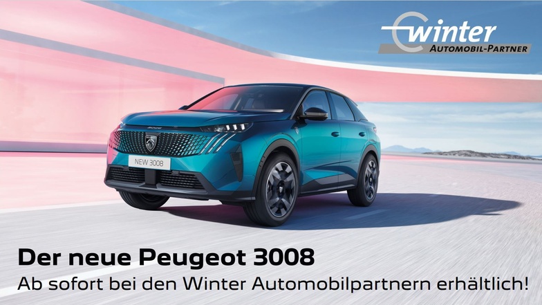 Mehr Peugeot: Der neue 3008 ab Juni bei Winter Automobilpartner Bretnig.