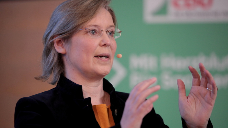 "Es ist nicht so, dass man hier mit einer siegessicheren Haltung antritt", sagt CDU-Kandidatin Corinna Franke-Wöller.