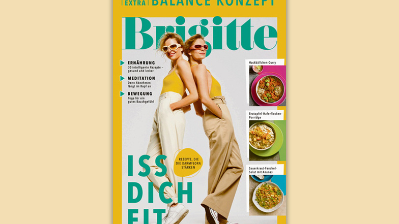 Das Balance Konzept mit allen Rezepten und Tipps in der neuen Zeitschrift Brigitte, die am 6. Januar erscheint. Sie gehört wie die SZ zum Verlag Gruner+Jahr.