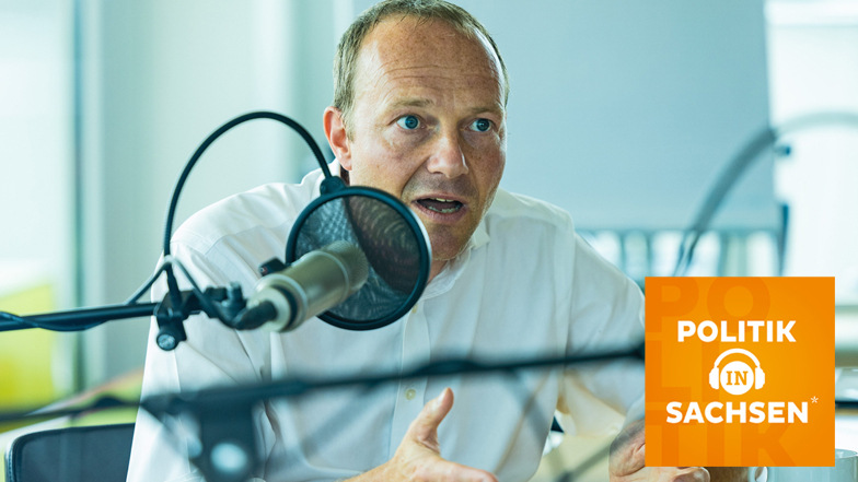 Sachsens Energieminister Wolfram Günther (Grüne) ist zu Gast im Podcast "Politik in Sachsen".