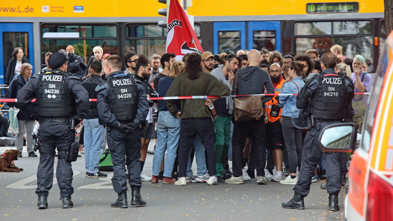 Vor einer Woche gab es Proteste und einen größeren Polizeieinsatz bei einer versuchten Abschiebung in der Leipziger Südvorstadt.