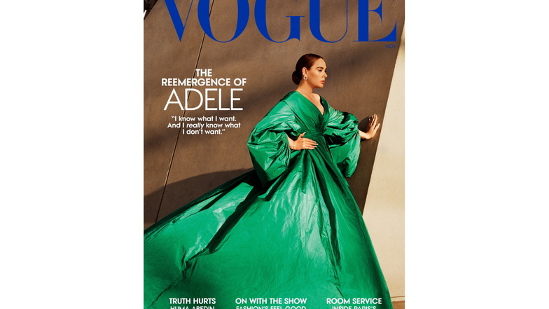 Auf dem "Vogue"-Cover präsentiert sie sich glamourös und betont weiblich.