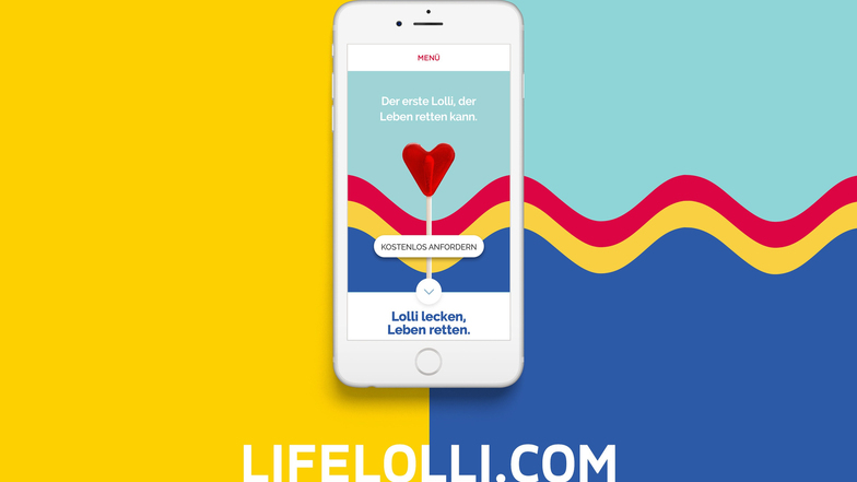 Mit Life Lolli helfen: Kostenlose Life Lollis und alle Informationen zur Typisierungs-Aktion gibt es auf lifelolli.com