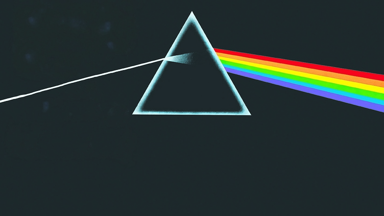 Das Cover des Pink Floyd-Albums „Dark Side of the Moon“.
