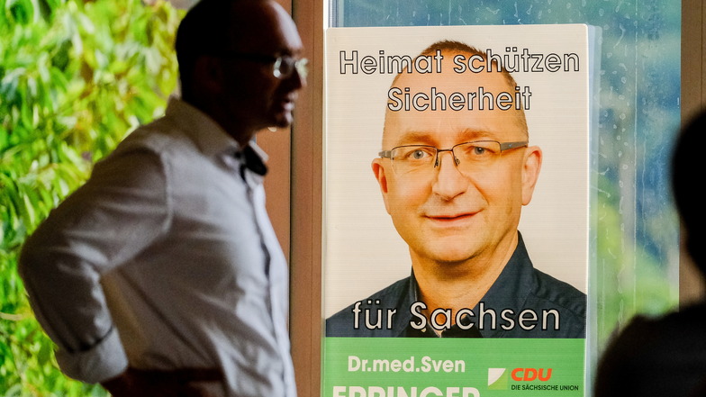 Das Thema "Innere Sicherheit" liegt dem Dermatologen Sven Eppinger am Herzen. Er kandidiert für die CDU um einen Sitz im neuen sächsischen Landtag und ist Direktkandidat im Wahlkreis Meißen 4.