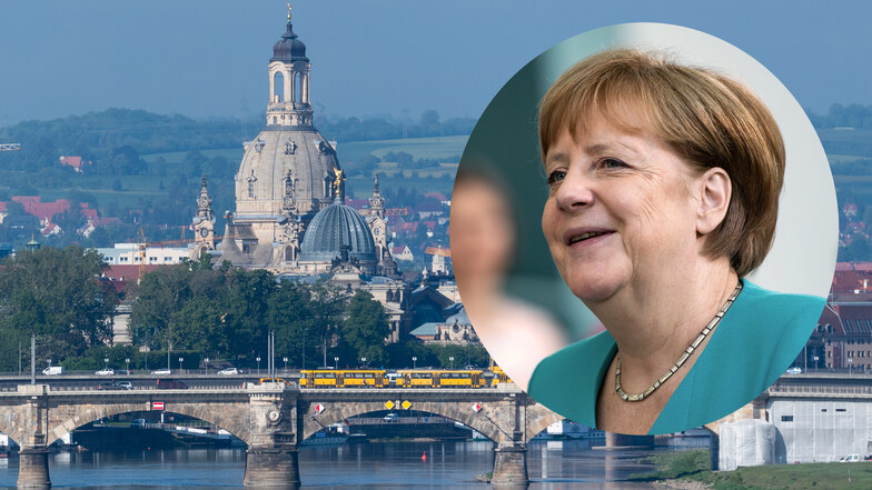 Bundeskanzlerin Angela Merkel ist am Mittwoch zu Besuch in Dresden.