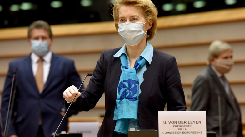 EU-Kommissionschefin Ursula von der Leyen hat ein Wiederaufbauprogramm entworfen.