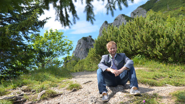 "Wir brauchen keine Disneysierung der Alpen!“ Daniel Weickel, Tourismuschef im Zwei-Seen-Land, auf dem Herzogstand.