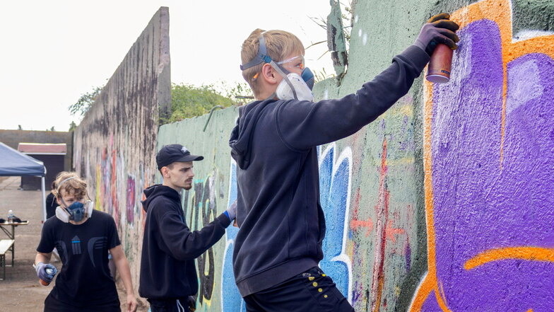 Leckwitz: Was wird aus dem Graffiti-Silo?