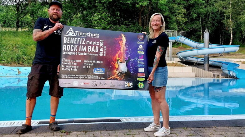 Badfest in Jonsdorf: Rockkonzert für den  Tierschutz.