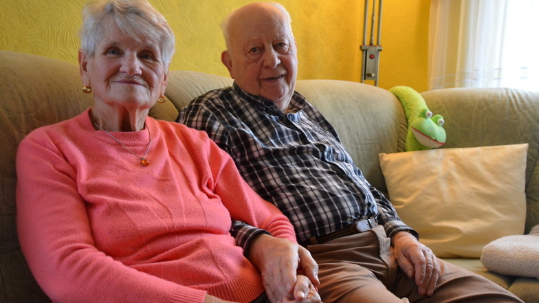 Ein glückliches Paar: Christine und Erhard Becker heirateten 1958 und sind in Prachenau zu Hause.