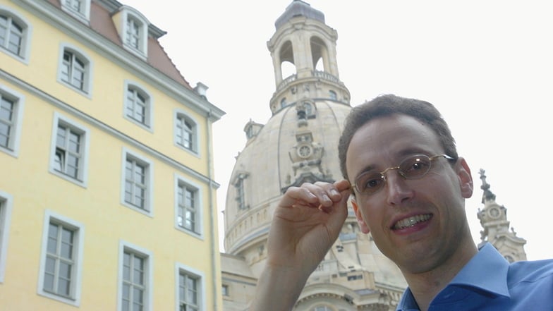 Samuel Kummer 2005, als er sein Amt als erster Organist der Dresdner Frauenkirche antrat.