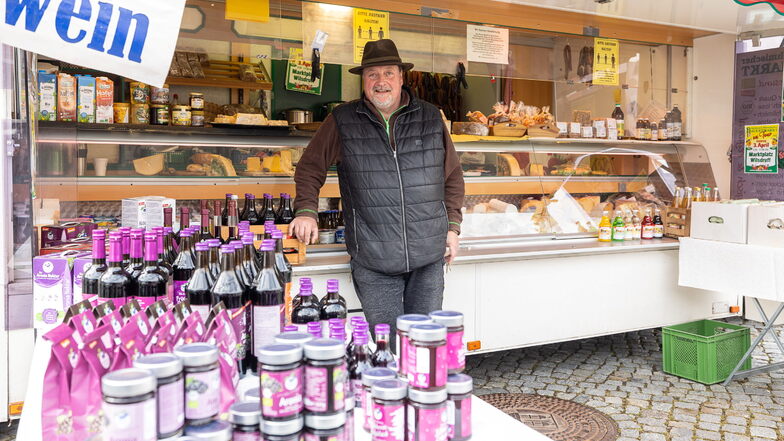 Er hat den Frühjahresbauernmarkt organisiert und war selbst als Händler vor Ort: Holger Tintner.