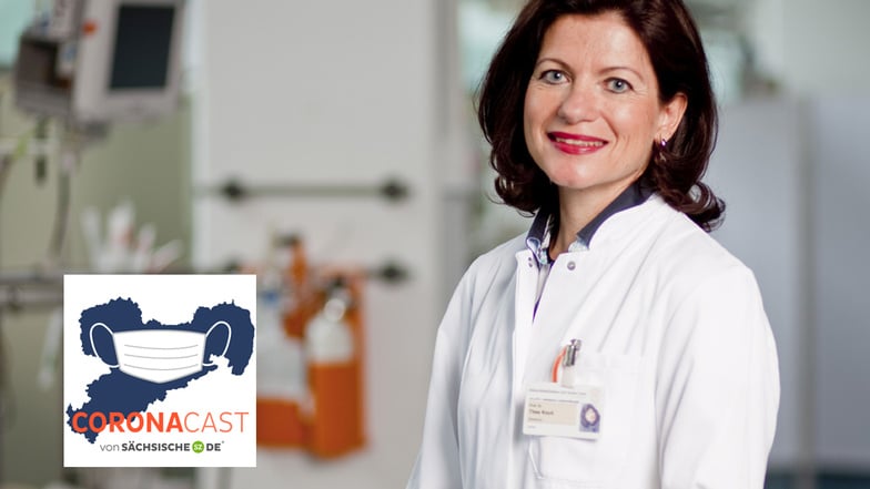 Thea Koch arbeitet seit mehr als 20 Jahren am Dresdner Uniklinikum. Sie leitet den Bereich der Intensivstation, in dem auch schwer erkrankte Corona-Patienten behandelt werden.