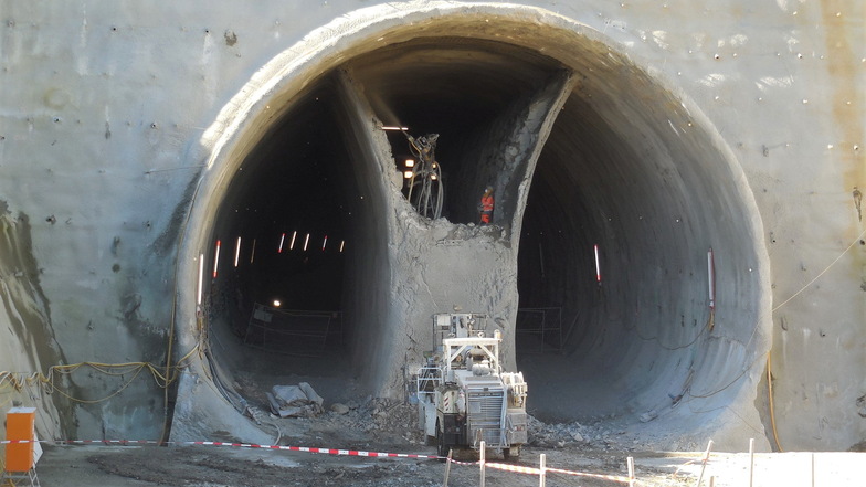 Südumfahrung Pirna: Tunnelbauer stehen vor dem finalen Durchbruch