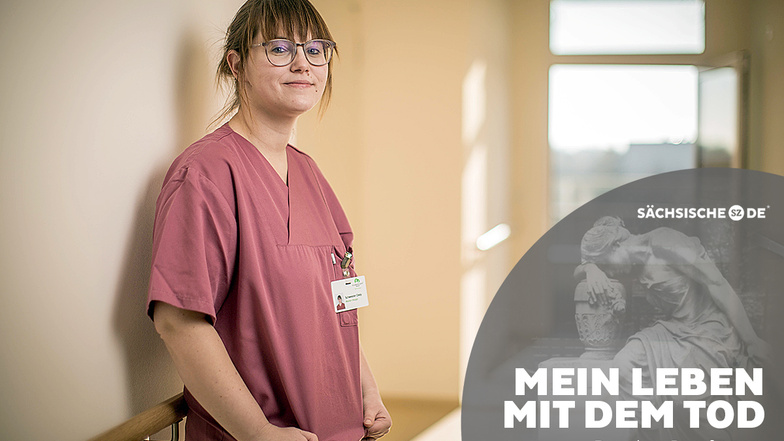 "Was ich immer machen wollte": Cindy Handrick ist seit Herbst Pflegerin im Dresdner Marien-Hospiz.
