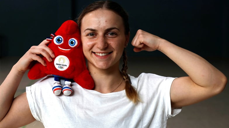 Maxi Klötzer ist erst die zweite deutsche Boxerin Olympischen Spielen. "Ich will eine Medaille", sagt sie.