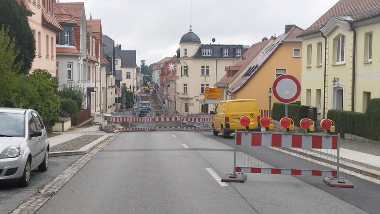 Herrnhut: Ortsdurchfahrt noch länger voll gesperrt