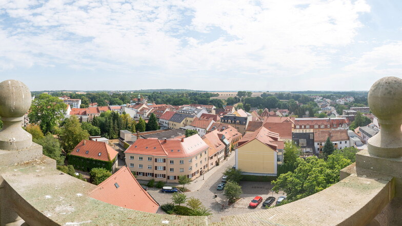 Für viele eine Reise wert: Radeberg, hier vom Kirchturm aus fotografiert.