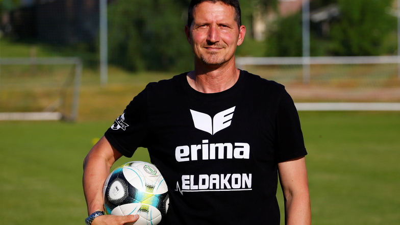 Dirk Rettig ist Co-Trainer der ersten Männermannschaft des SV Einheit Kamenz in der Sachsenliga.