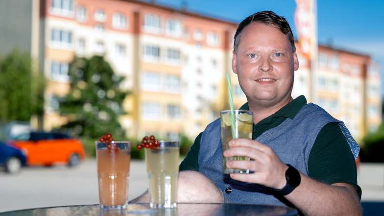 Torsten Greth mixt jetzt in Bischofswerda-Süd Cocktails und hausgemachte Limonaden.