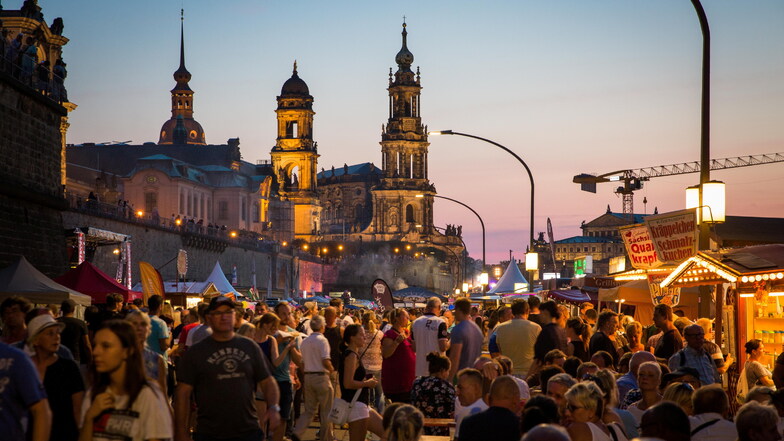Wegen Corona ist es 2020 ausgefallen, in diesem Jahr soll wieder das Dresdner Stadtfest Canaletto gefeiert werden.