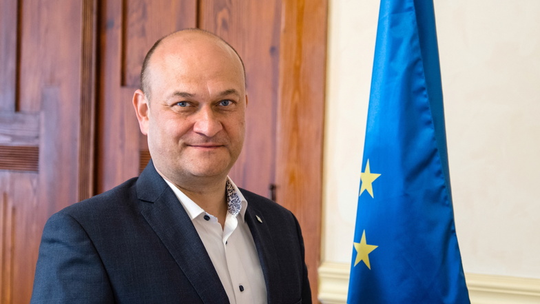 Rafal Gronicz ist fast so lange Bürgermeister von Zgorzelec, wie Polen in der EU ist.