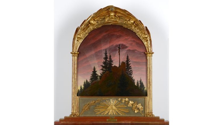 Caspar David Friedrich_Das Kreuz im Gebirge Tetschener Altar, 1807 1808