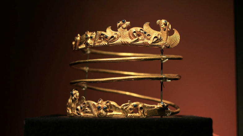 Seit Russlands Annexion der Krim liegt ein 2000 Jahre alter Goldschatzes in einem Amsterdamer Museum. Streitfrage: Welchem Land gehört er?